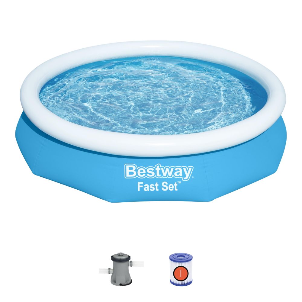 Bestway Fast Set 10′ x 26″/3.05m x 66cm Pool Set