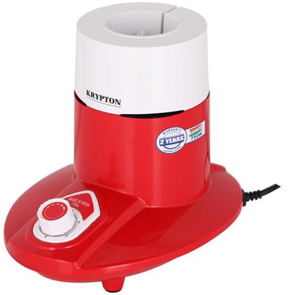 Krypton 3in1 Mixer Grinder Stainless Steel Jar Red & White