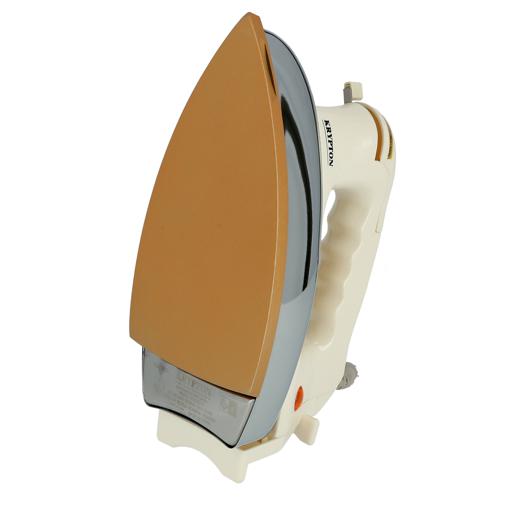 Krypton Dry Iron Non Stick Teflon Soleplaten White & Gold | in Bahrain | Halabh.com