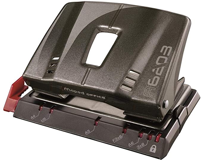 Maped Office Advanced Grey Metal Two Hole Punch