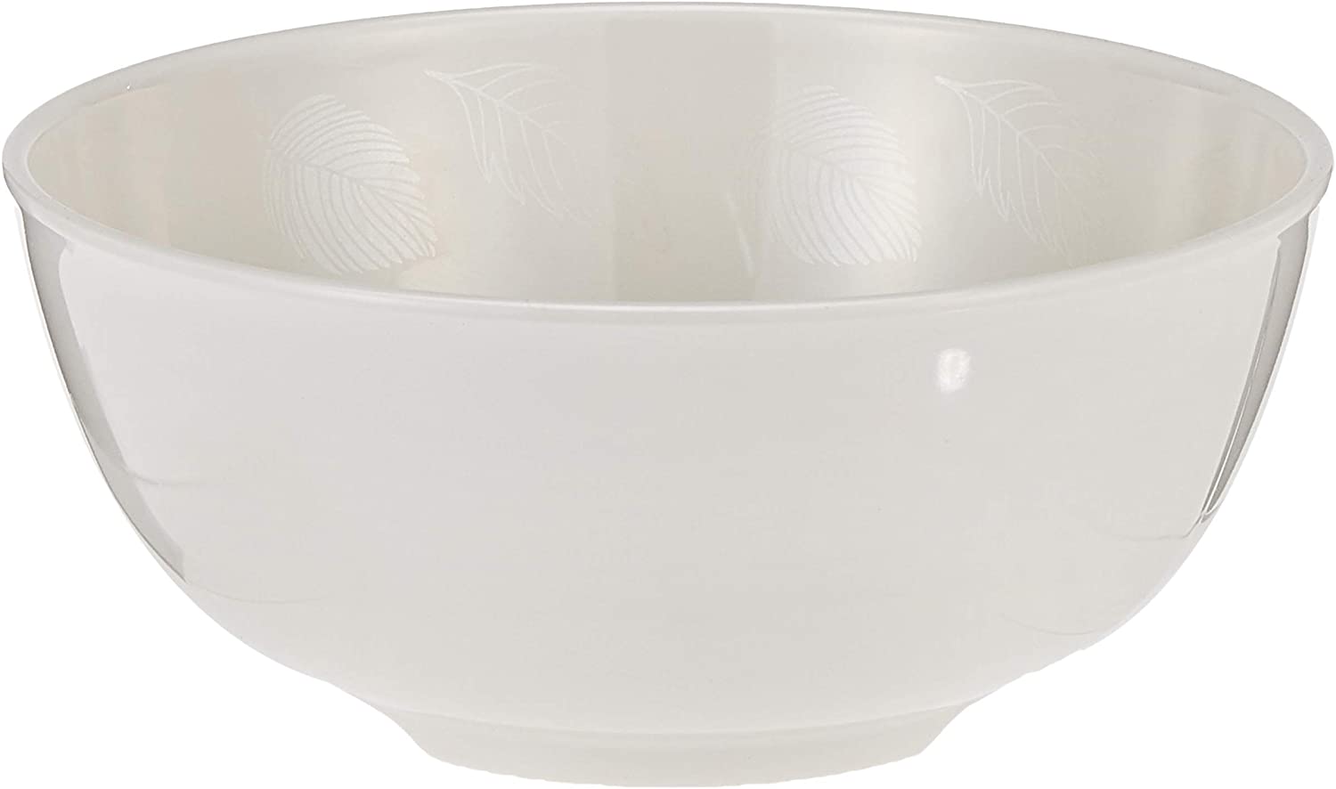 Flamingo Melamine Ware Bowl 8 Pearl Leaf Design