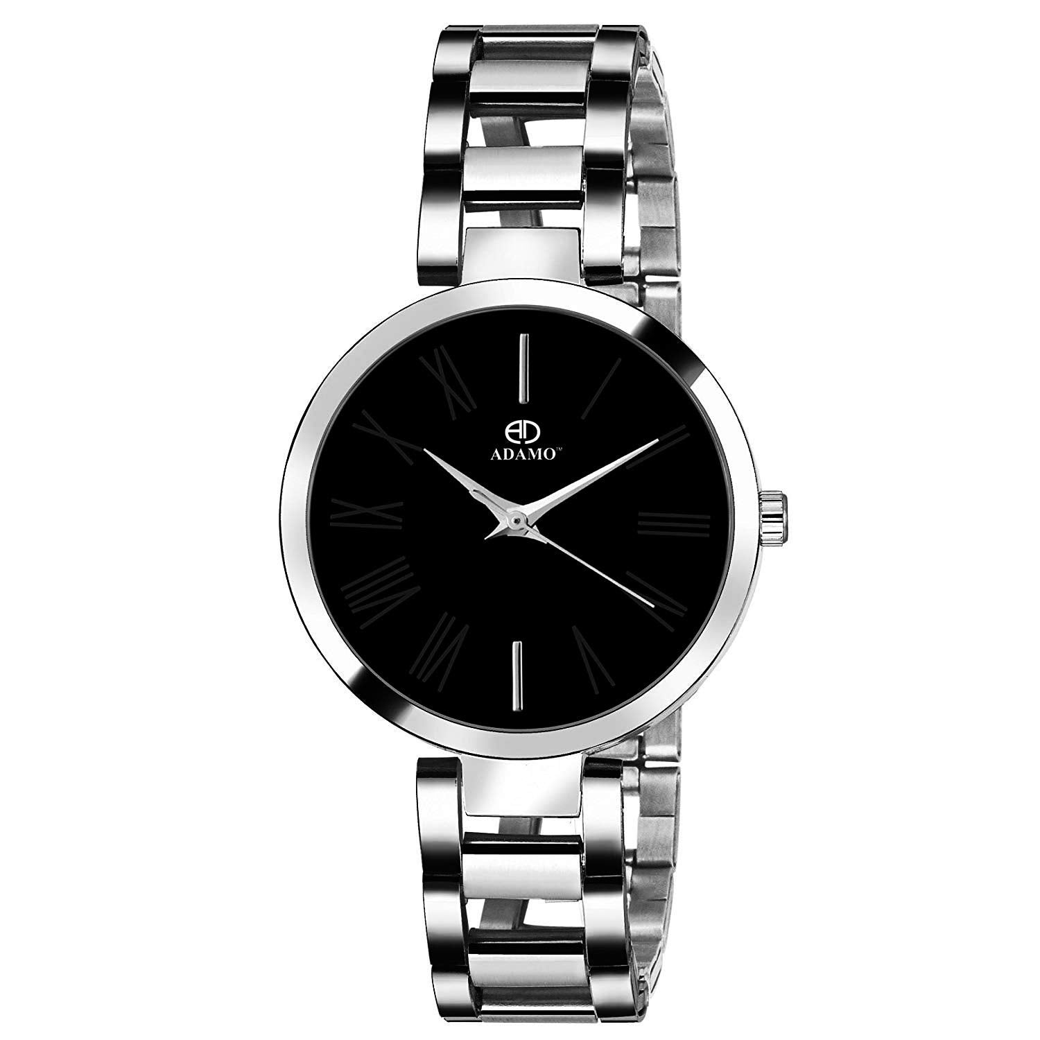 Titan 2480sm02 silver 2025 metal analog watch