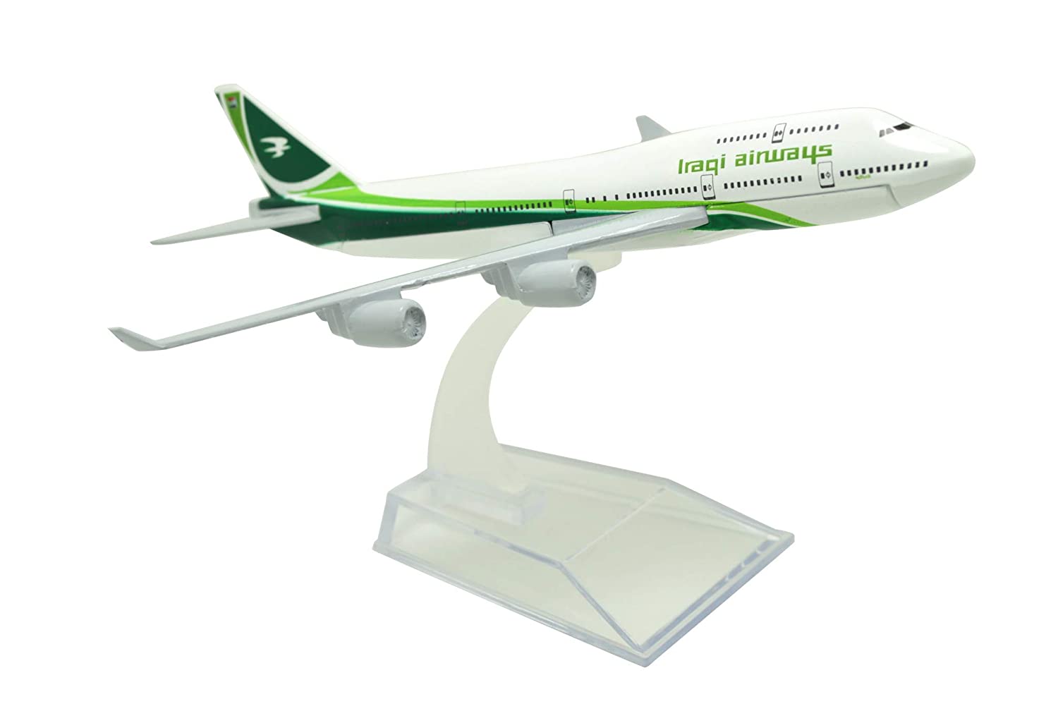 1:400 16cm Iraqi Airways B747-400 Metal Airplane Model Plane Toy