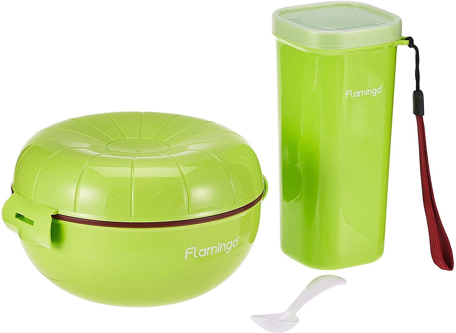 Flamingo Lunch Box & Bottle Set 950ML & 480M