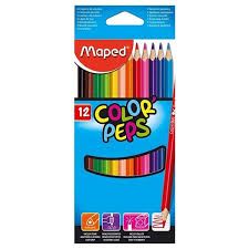 Maped Color Peps Pencils 12Col Set MD 183212