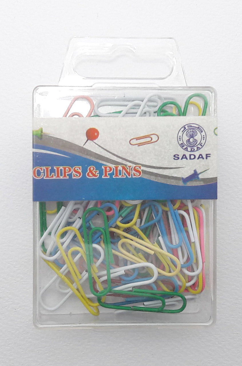 Sadaf Paper Clip Color 70pcs Box