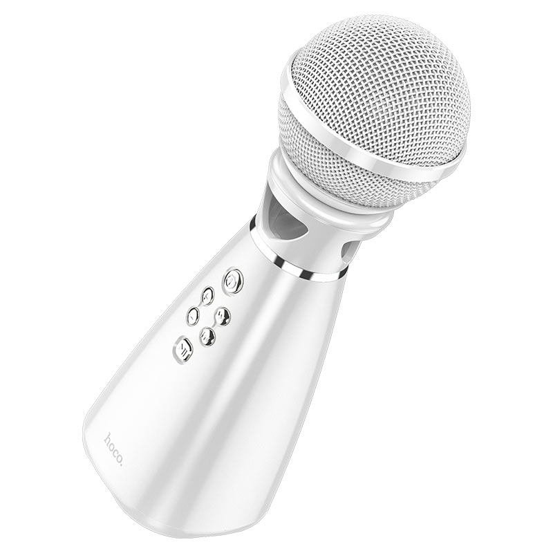 Hoco Microphone Wireless Karaoke Mic White