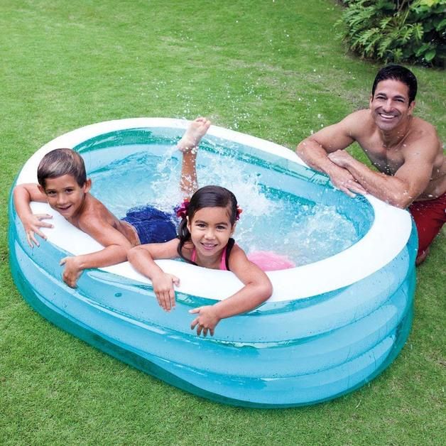 Intex Oval Whale Fun Pool Blue