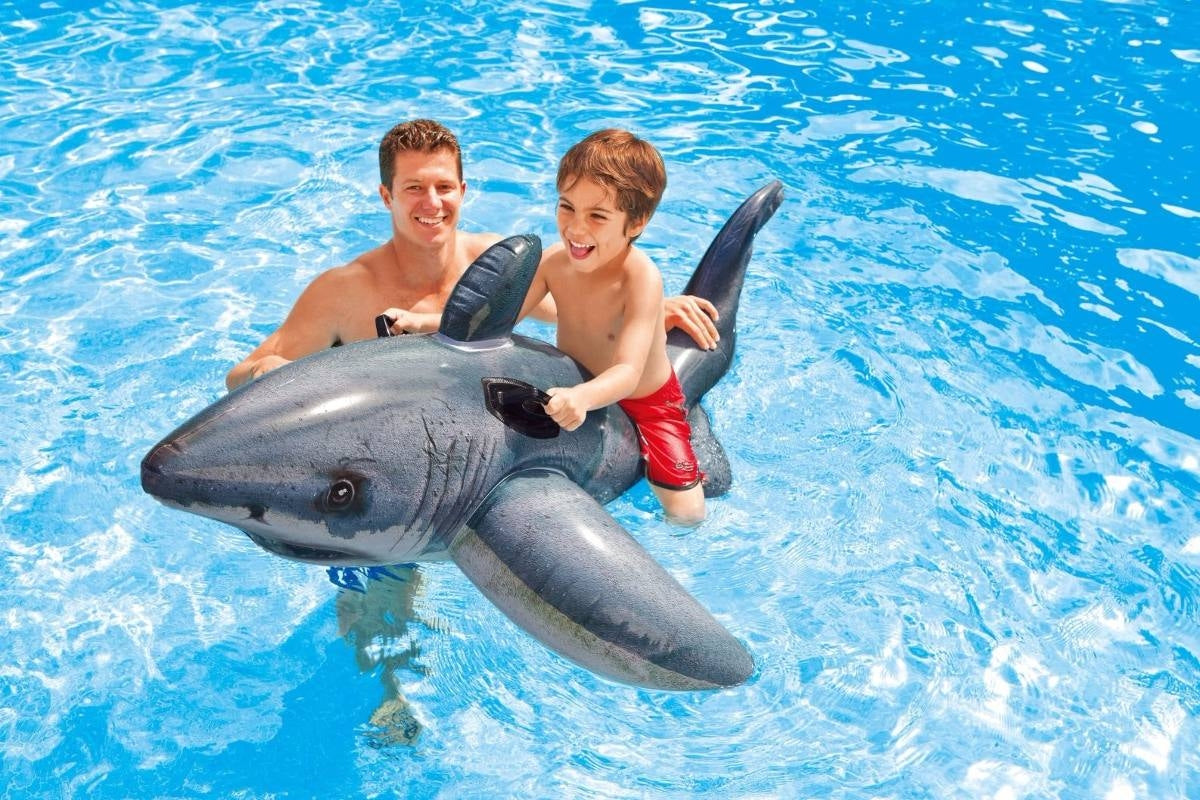 Intex Great White Shark Inflatable Swimming Toy