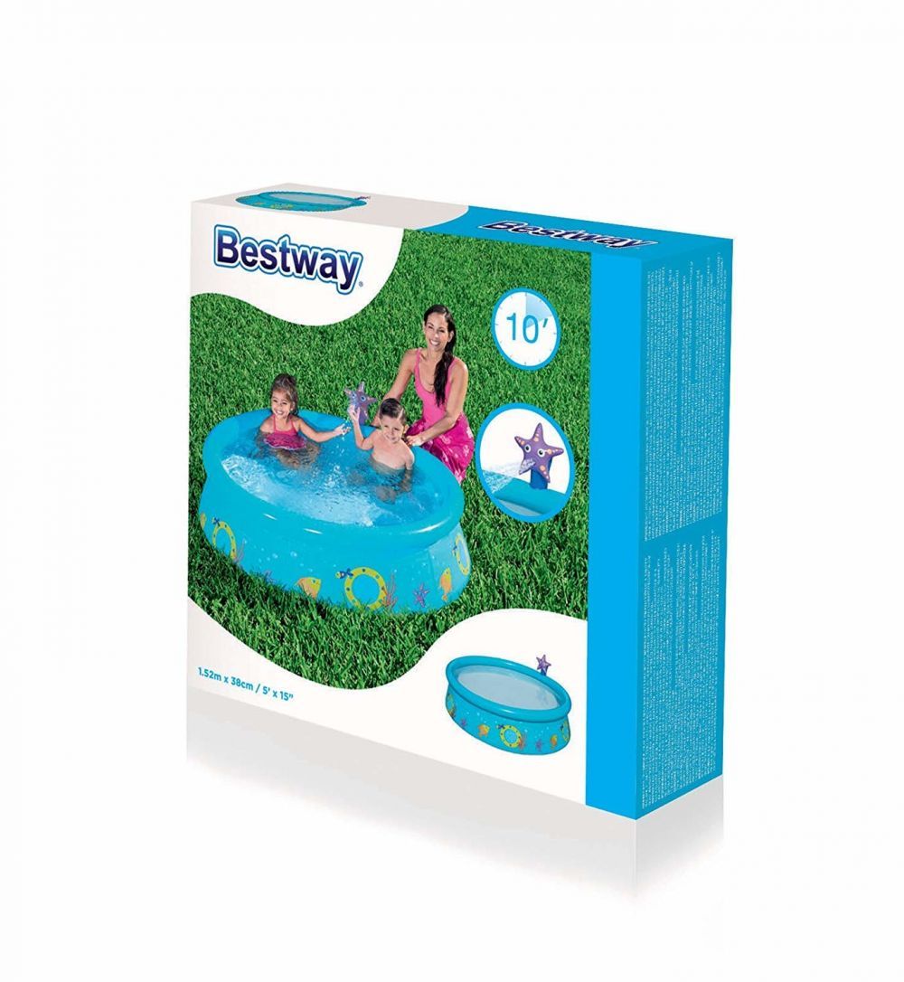 Bestway My First Fast Set Spray Pool 1.52x38cm Assorted