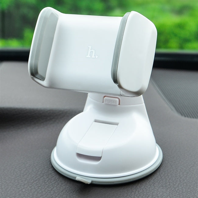 Hoco Suction Car Holder White