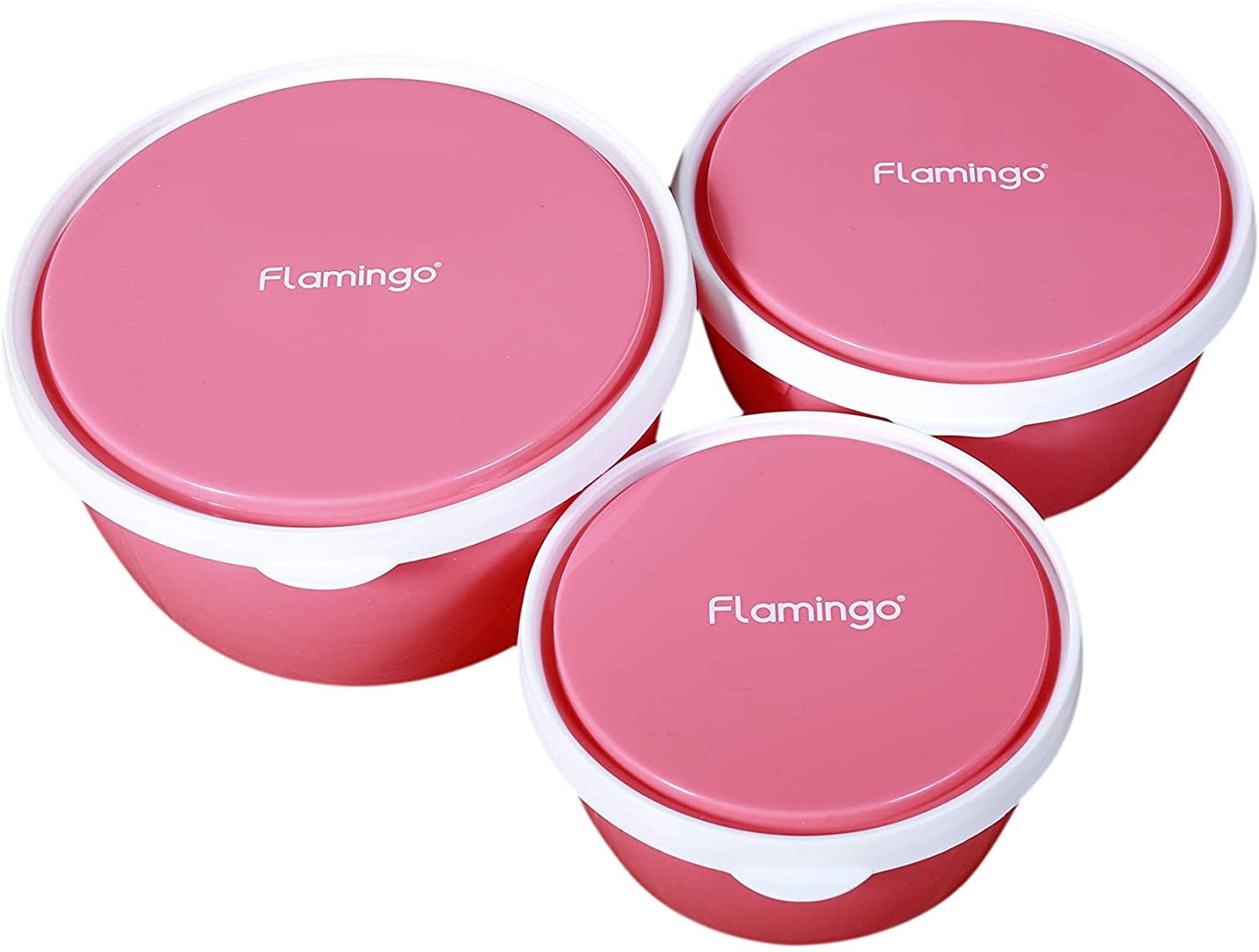 Shop Flamingo Aitight Food Container 3 In One | Best Lunch Box | Halabh