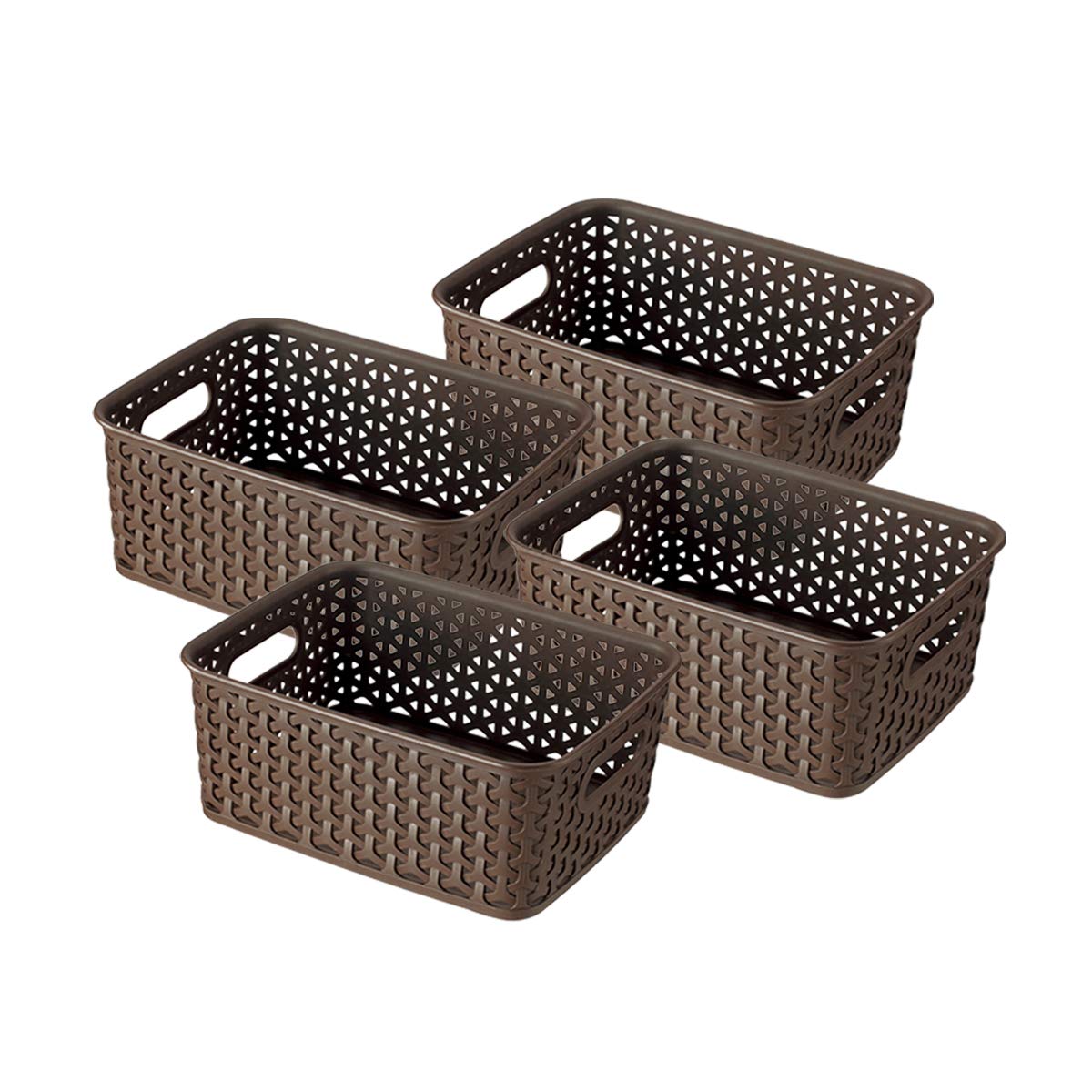 Bel Casa Royal Basket A5 Pack Of 5 Multipurpose Plastic Storage Baskets