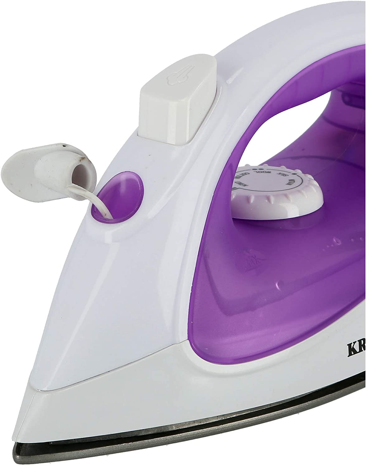 Krypton Steam Iron 1200W White | reliable performance | lightweight | variable steam settings | safety features | stylish | even heat distribution | Halabh.com