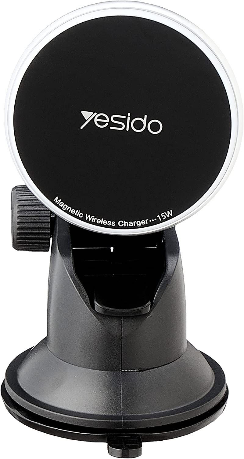 Yesido Car Mobile Wireless Charger Magnetic Holder Black - C132