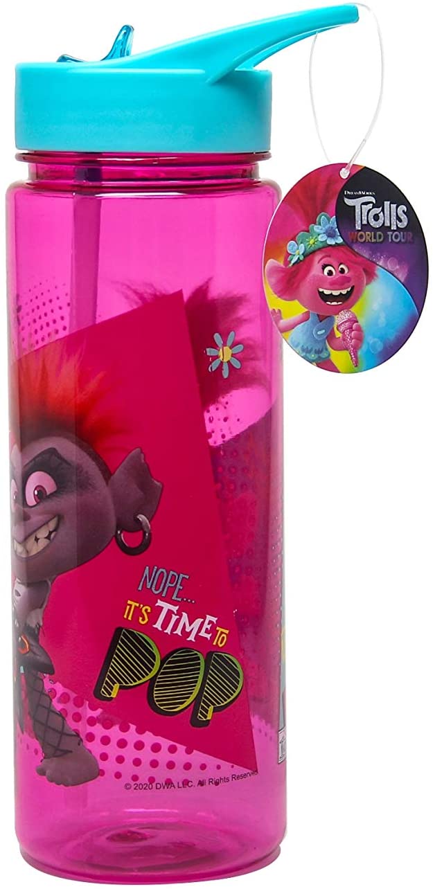 Trolls™ Pink Water Bottle