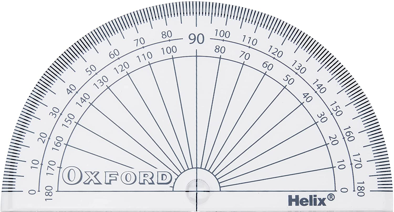 Helix Protractor Oxford 180 Degree  H01011