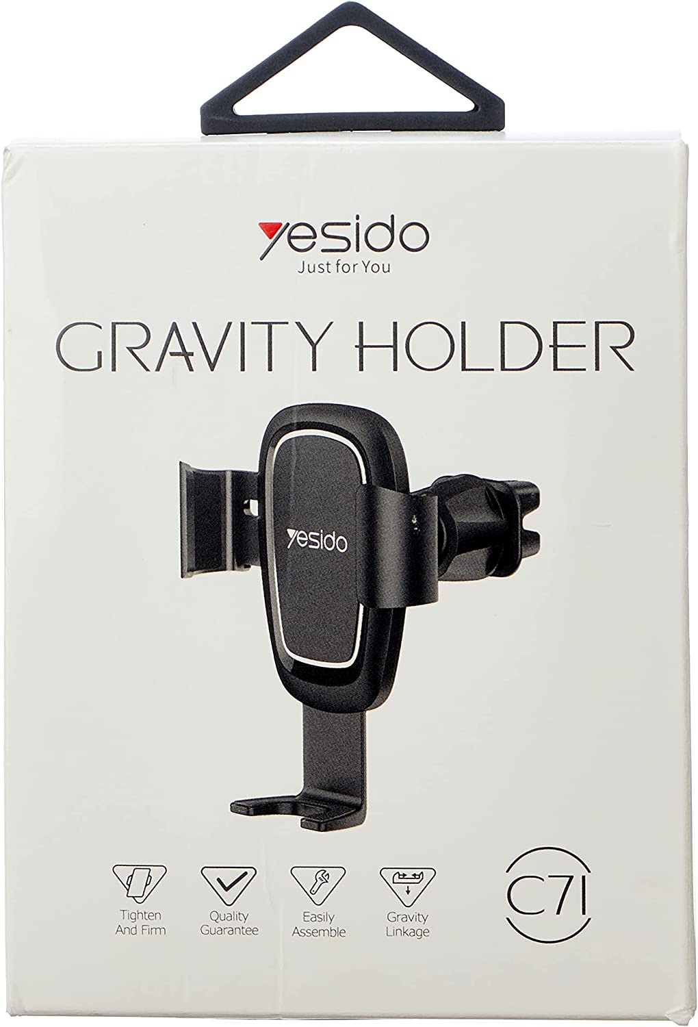 Yesido Car Phone Holder Black - C71