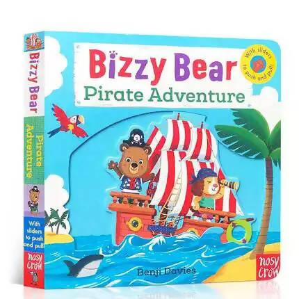 Children Popular Books Bizzy Bear: Pirate Adventure Board Book Colouring English Activity Picture Book for Kids