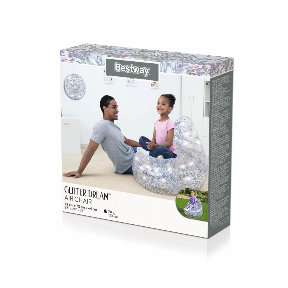 Bestway Glitter Dream Inflatable Chair