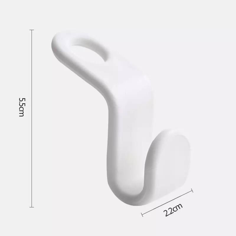 30 Pce Wardrobe Space-saving Multi-function Hanger Hook Coat Hook Plastic Closet Stack Hanger Rack Bedroom Storage Organizer