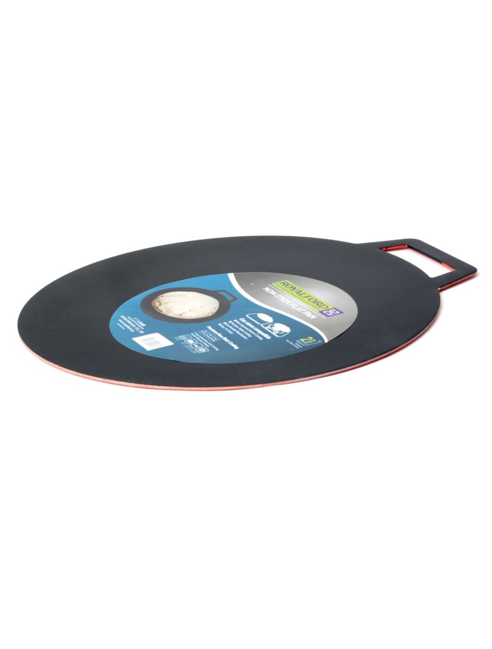 Royalford Non Stick Flat Tawa Black