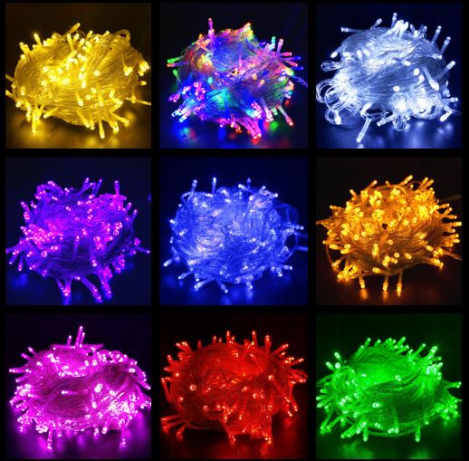 50M Led Fairy String Lights Garlands Christmas Tree Decorations for Home Garden Wedding Party Outdoor Indoor Decor