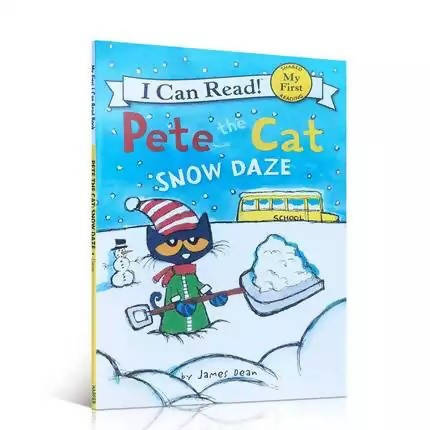 Original Popular Education Books Pete The Cat Snow Daze Christmas New Year I Can Read Colouring English Activity Picture Book