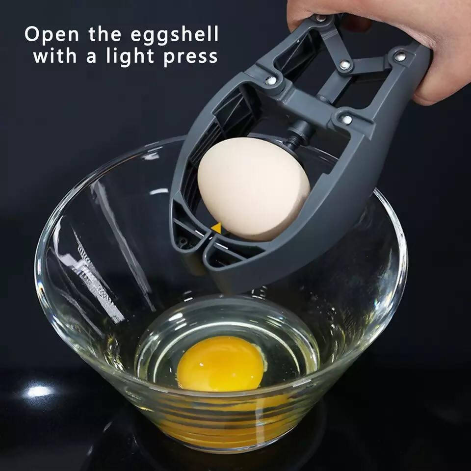 Egg Cracker Stainless Steel Egg Opener Egg Cracking Tool Easy Eggshell Cutter Eggshell Cutter Egg Separator Kitchen Tools