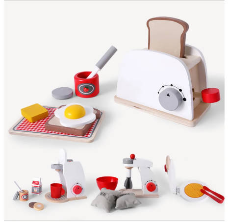 Lee's Sharing Children's Wooden Pretend Toy Set