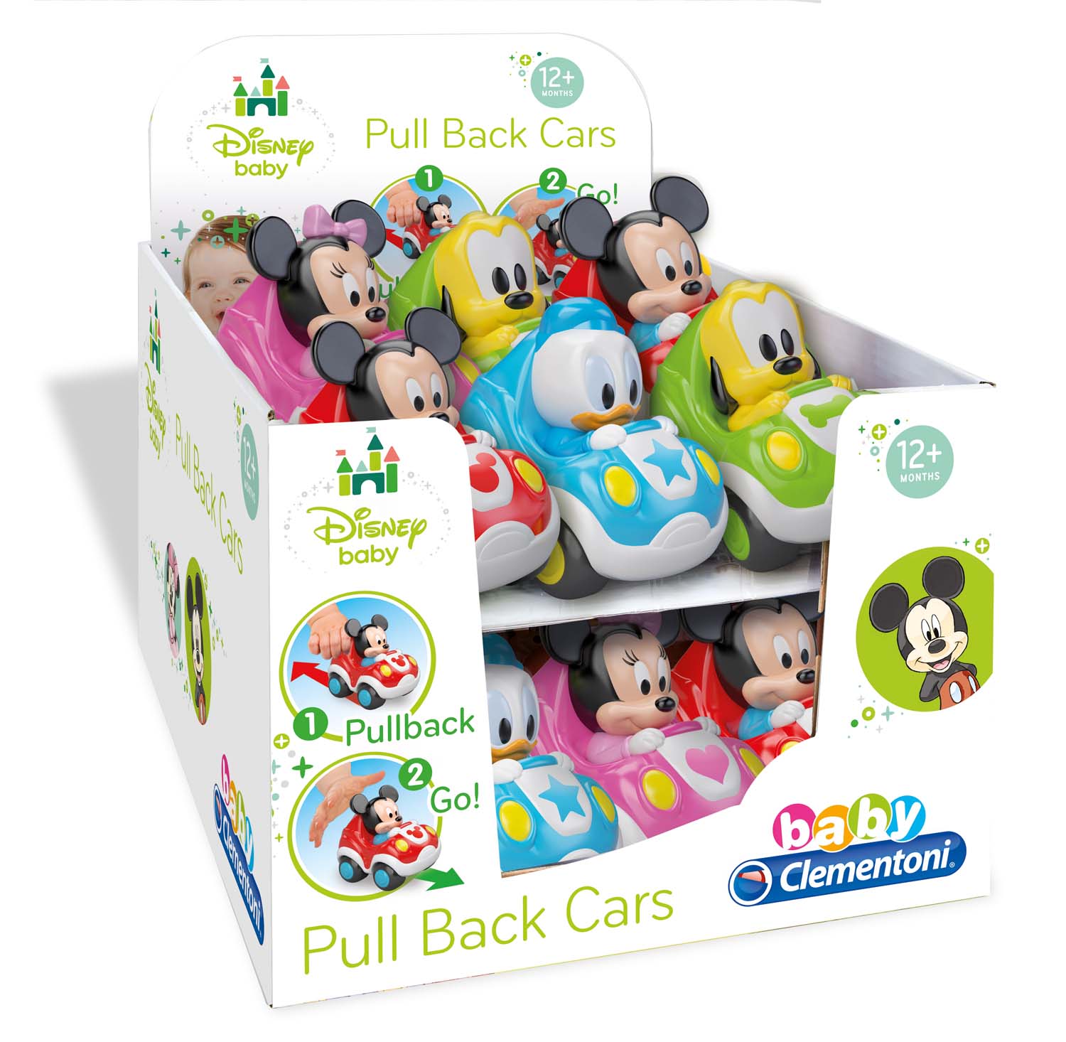 Disney Baby Pullback Mickey Car Cdu18 Woc