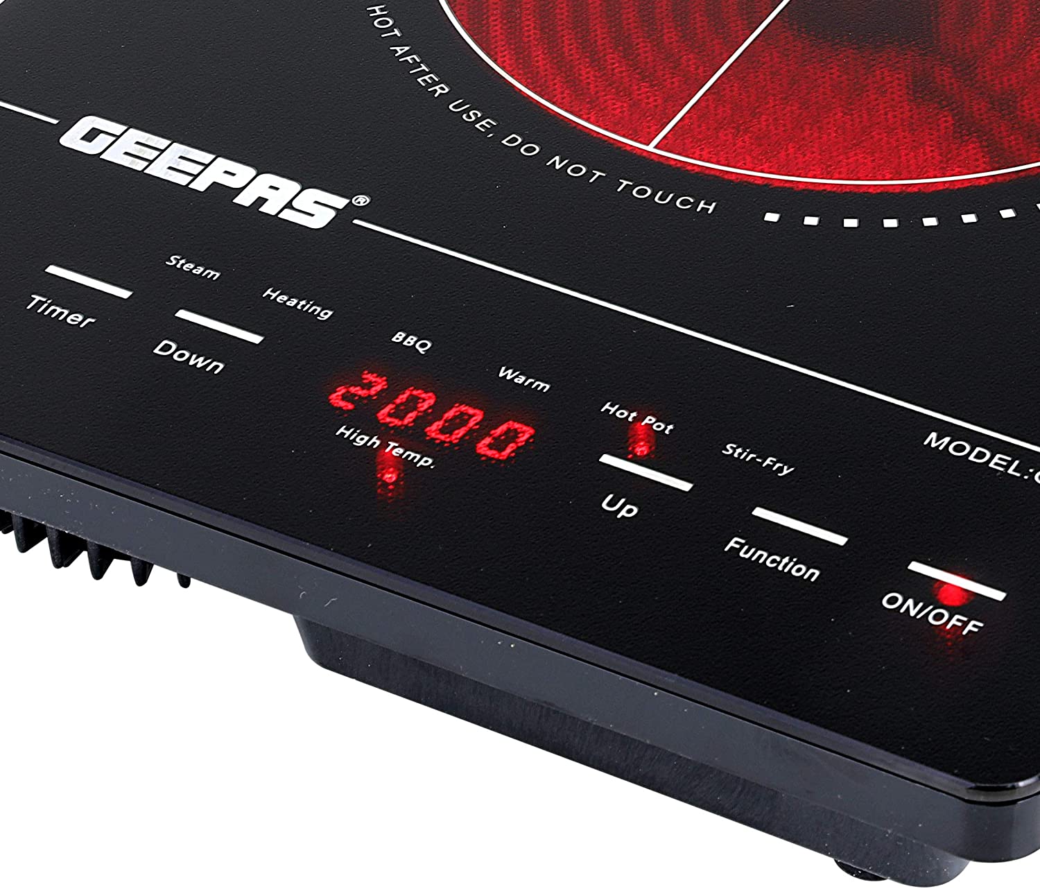 Geepas Digital Infrared Cooker Black | in Bahrain | Halabh.com