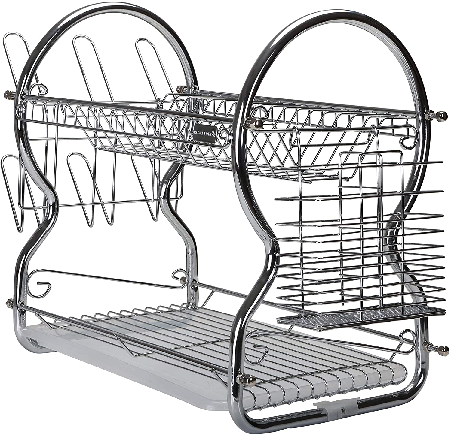 Royalford  2 Layer Dish Rack Silver