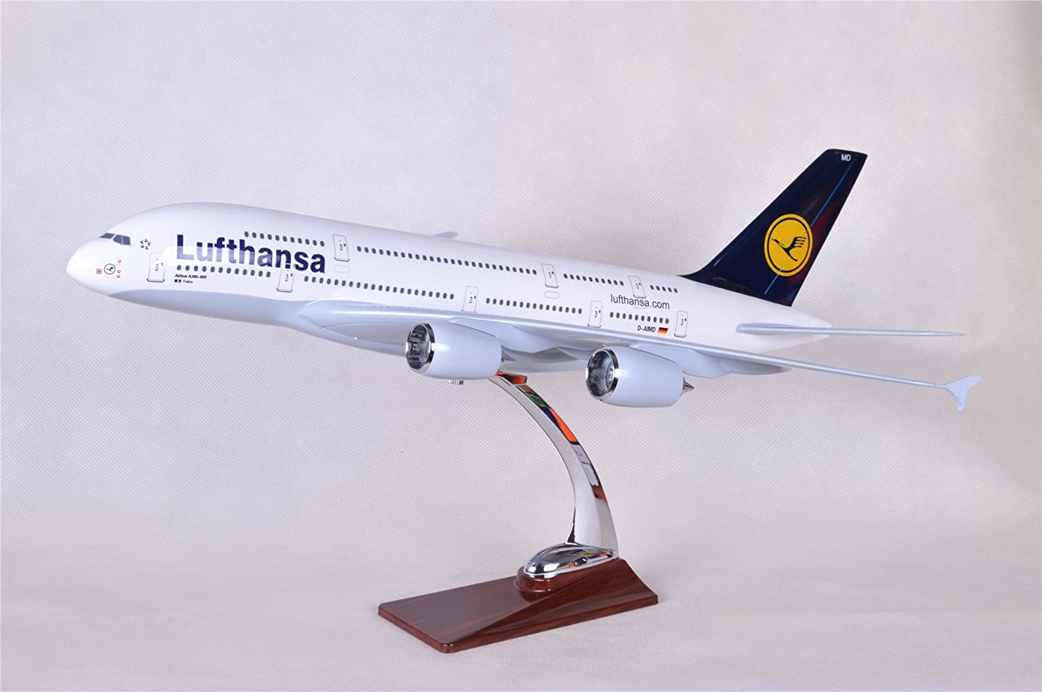 47CM Air Bus A380 Lufthansa Airplane Model Plane Toy Plane Model