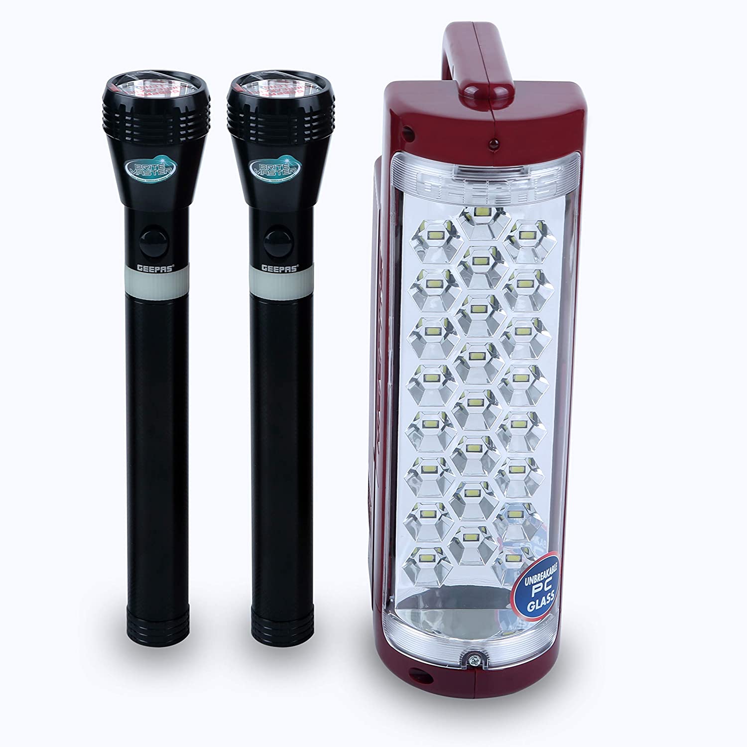 Geepas Rech 2Pcs Led F.light With Lantern Combo | in Bahrain | Halabh.com