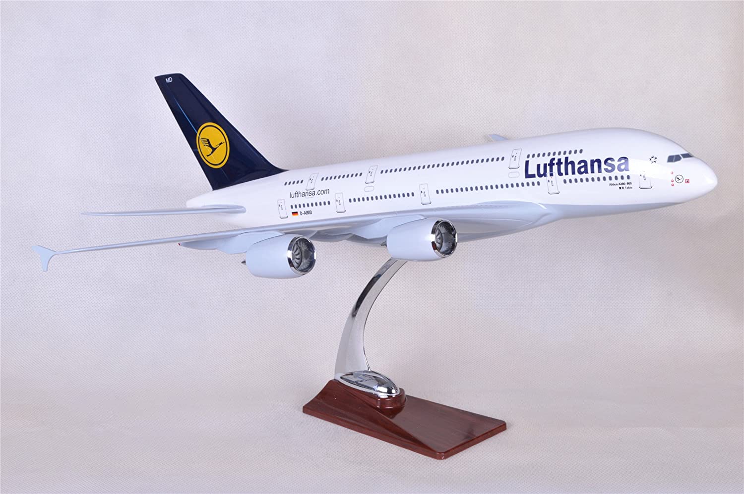 47CM Air Bus A380 Lufthansa Airplane Model Plane Toy Plane Model