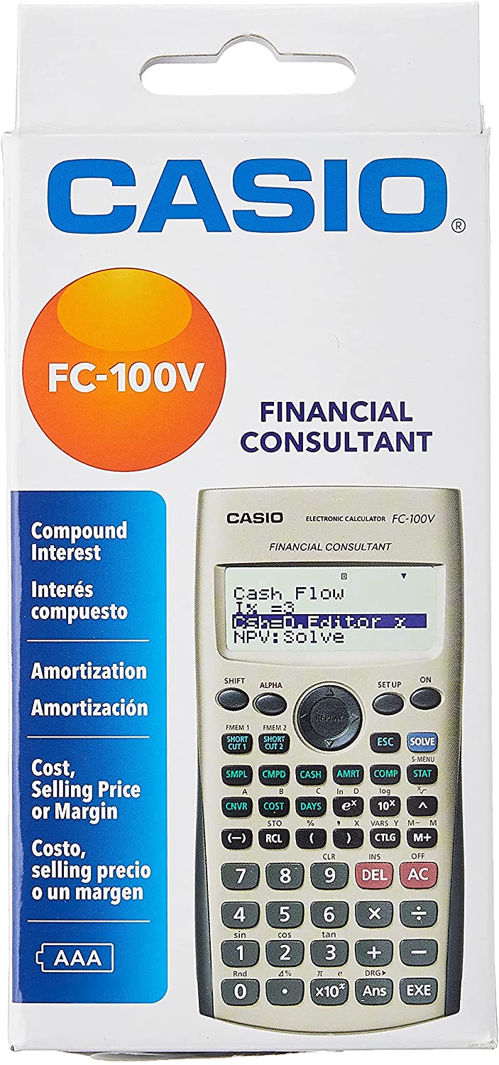 Calculadora Casio Financiera Fc100v Blister