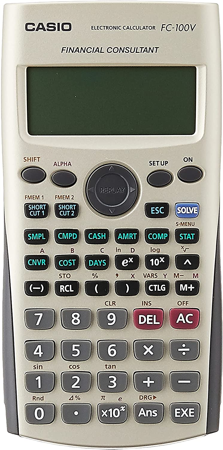 Calculadora Casio Financiera Fc100v Blister