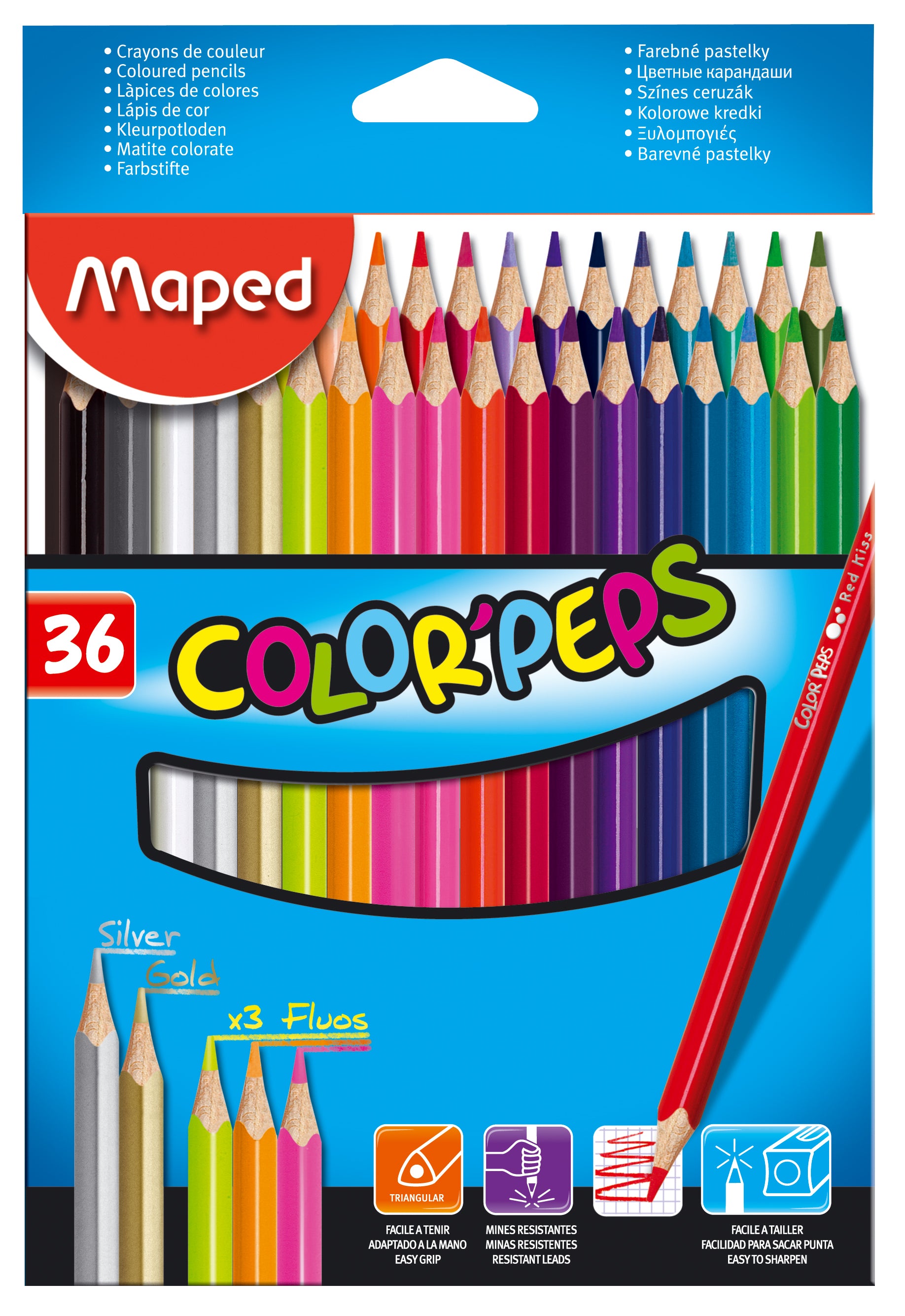 Maped Color Peps Color Pencils  36 pcs