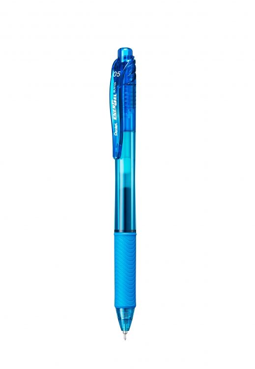 Pentel Energel Retractable Pen 0.5mm Tip Sky Blue