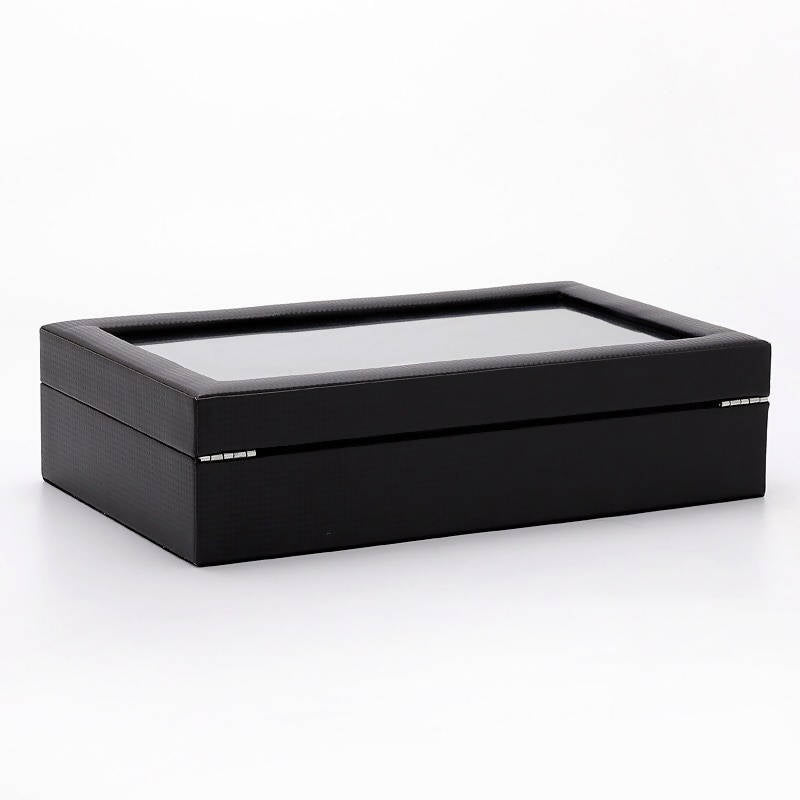 Watch & Sunglasses Organizer Box WOB-02 | watch storage | box | jewelry box | timepiece storage | luxury accessories | organizational products | elegant design | secure lock | Halabh.com