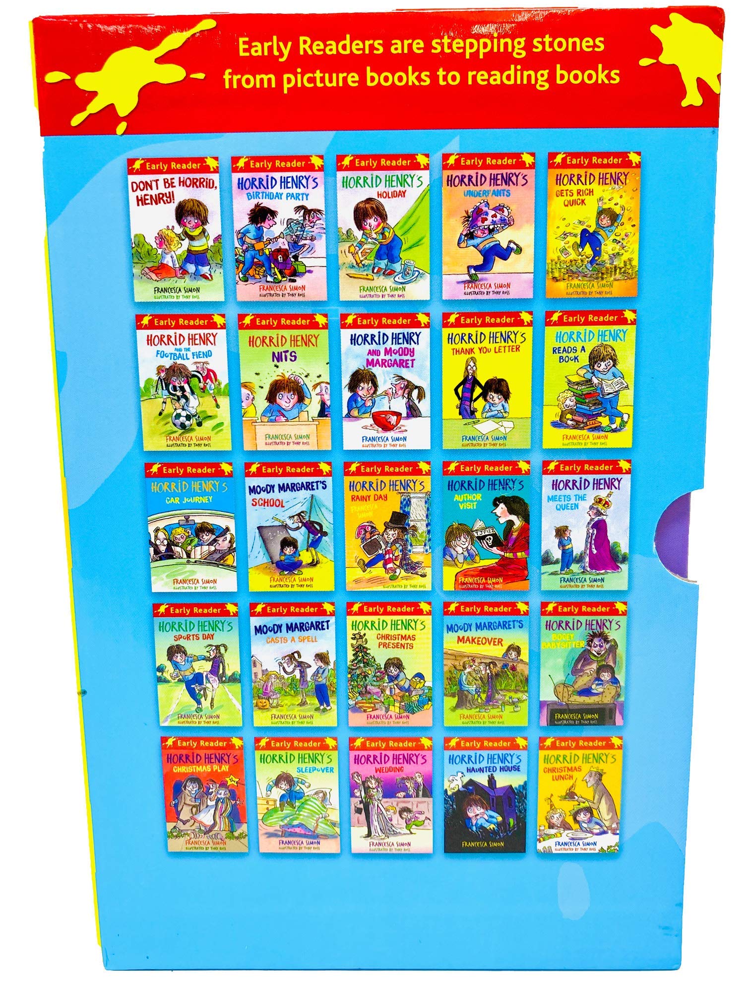 Horrid Henry Early Reader Set 25 Books Collection Box Set by Francesca Simon