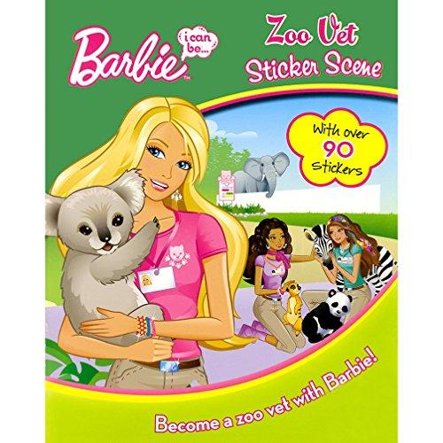 Barbie I can be Zoo Vet Sticker Scene