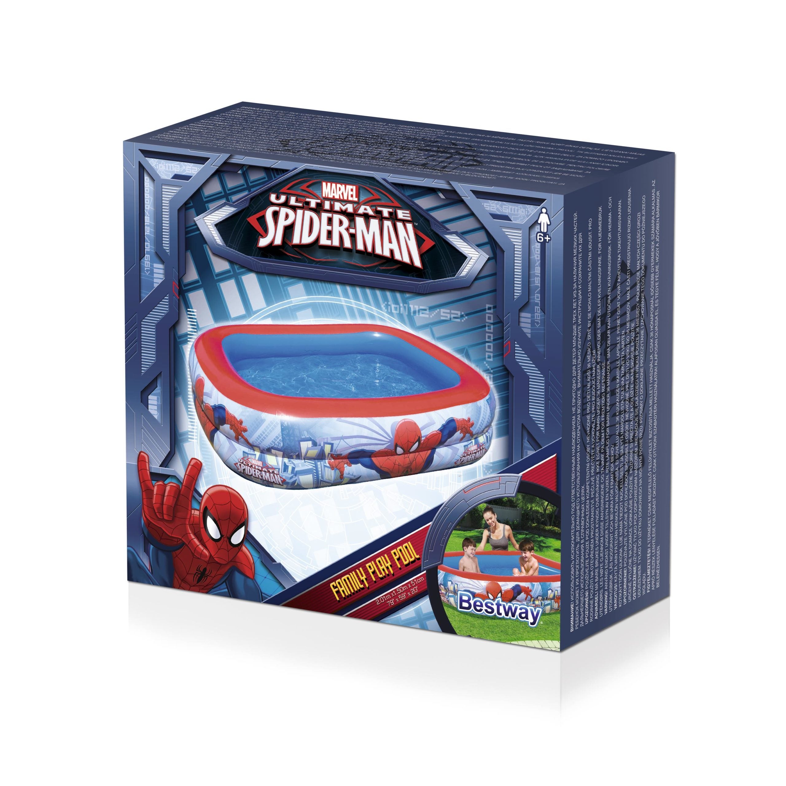 Bestway Inflatable Spider Man Play Pool