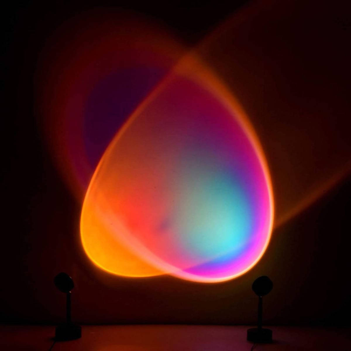 New Sunset Table Lamp Rainbow Light Projection