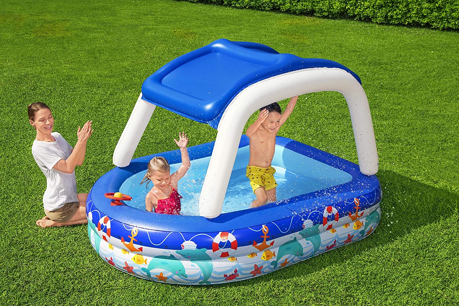 Bestway Sea Captain Family Pool 213X155X132