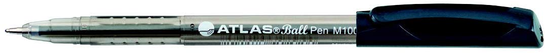 Atlas Ball Pen 1.0mm Medium BX 50 Black