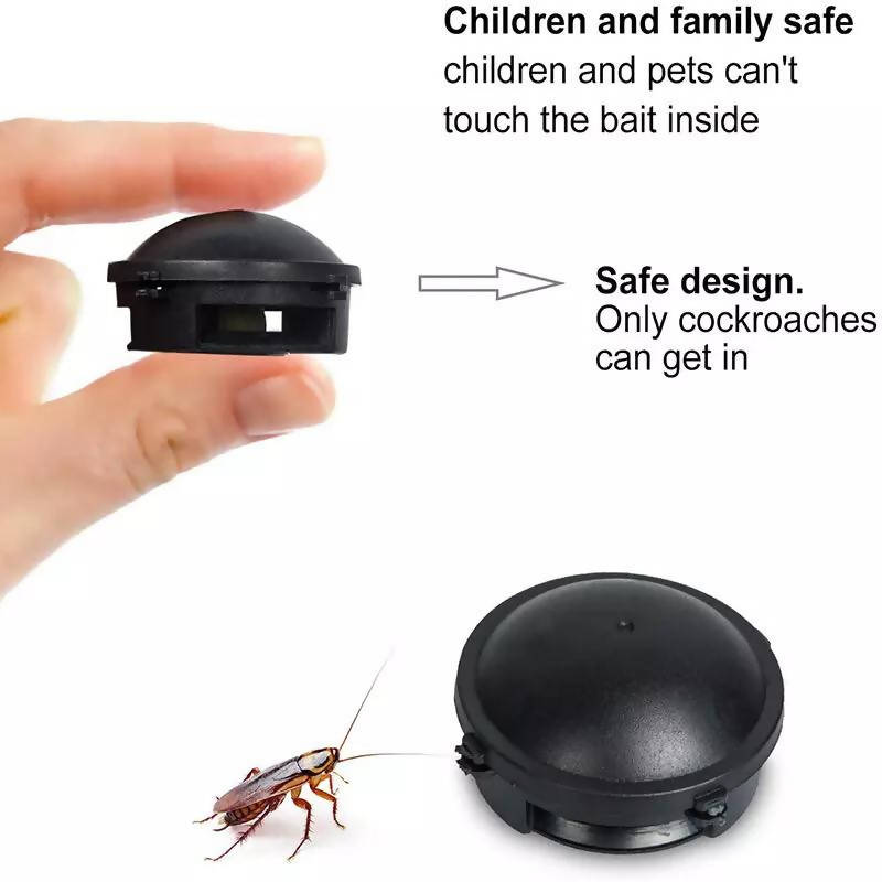 Roach Traps, Cockroach Killer Indoor Home, Small Roach Bait Station