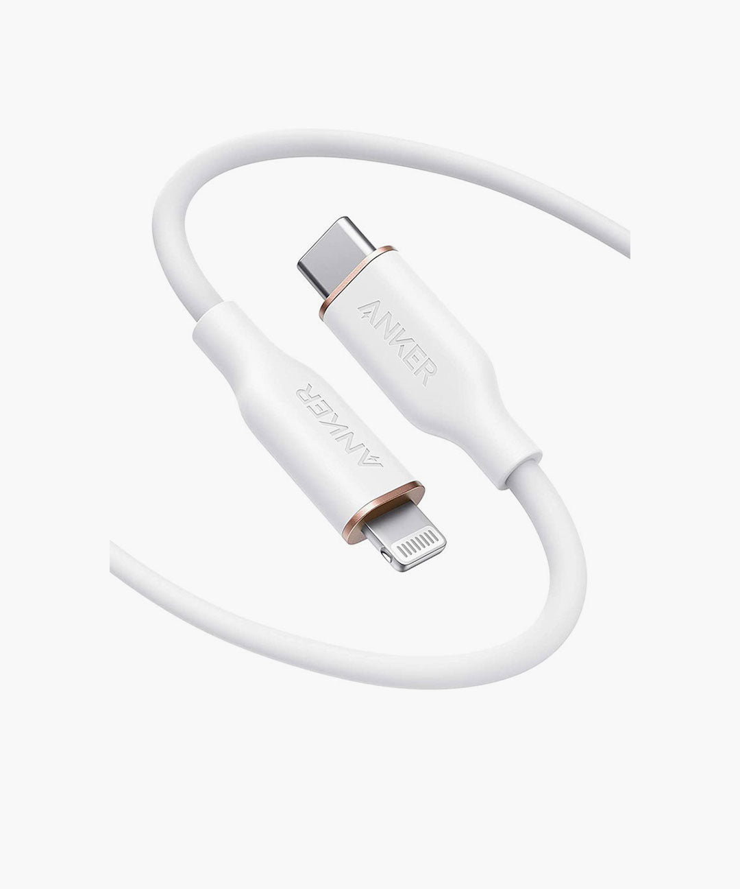 Anker Power Line III Flow USB C to Lightning Cable White