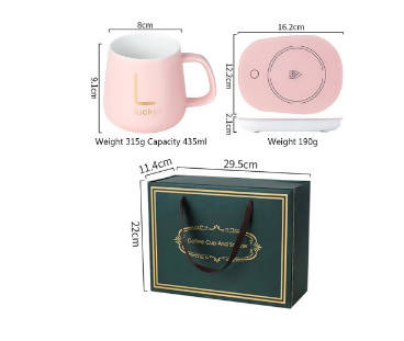 Coffee Mug Warmer For Home Office Desk Use Electric Beverage Cup Warmer Heating Plate For Cocoa Tea Water Milk 3 Temperatures